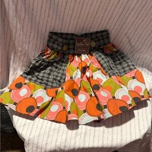 Matilda Jane Multicolor Little Girls Skirt New with Tags